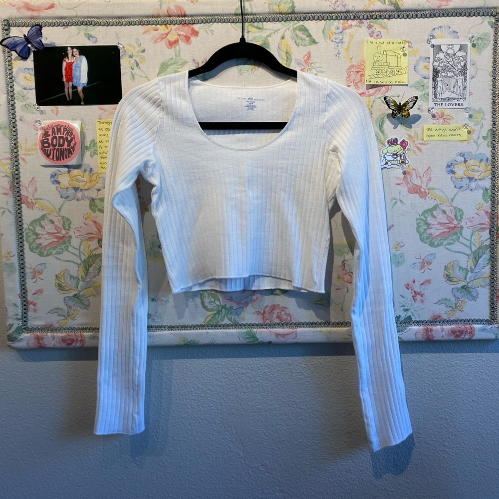 Brandy Melville McKenna ribbed crop top